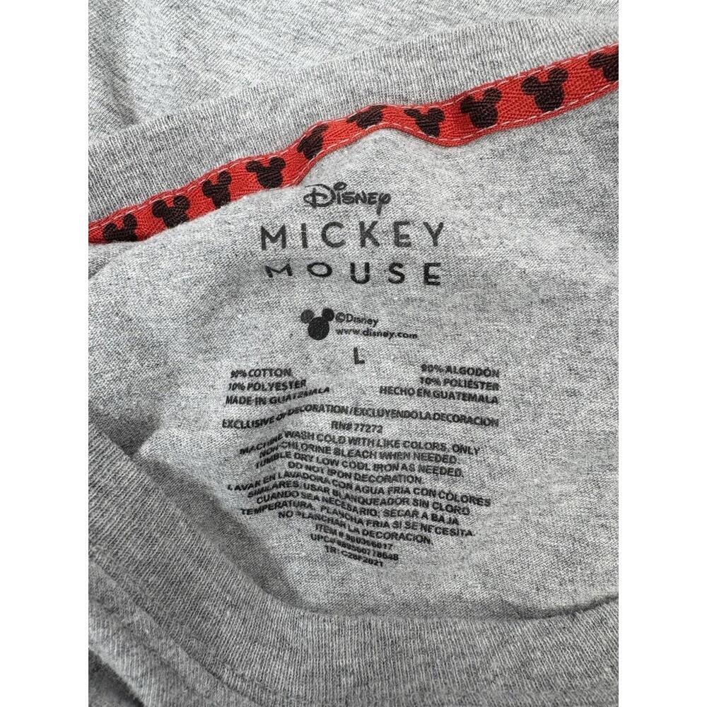 Lot Of 2 Disney Shirts, Size Large, Mickey Gray And WDW Compass Blue - Picture 5 of 9